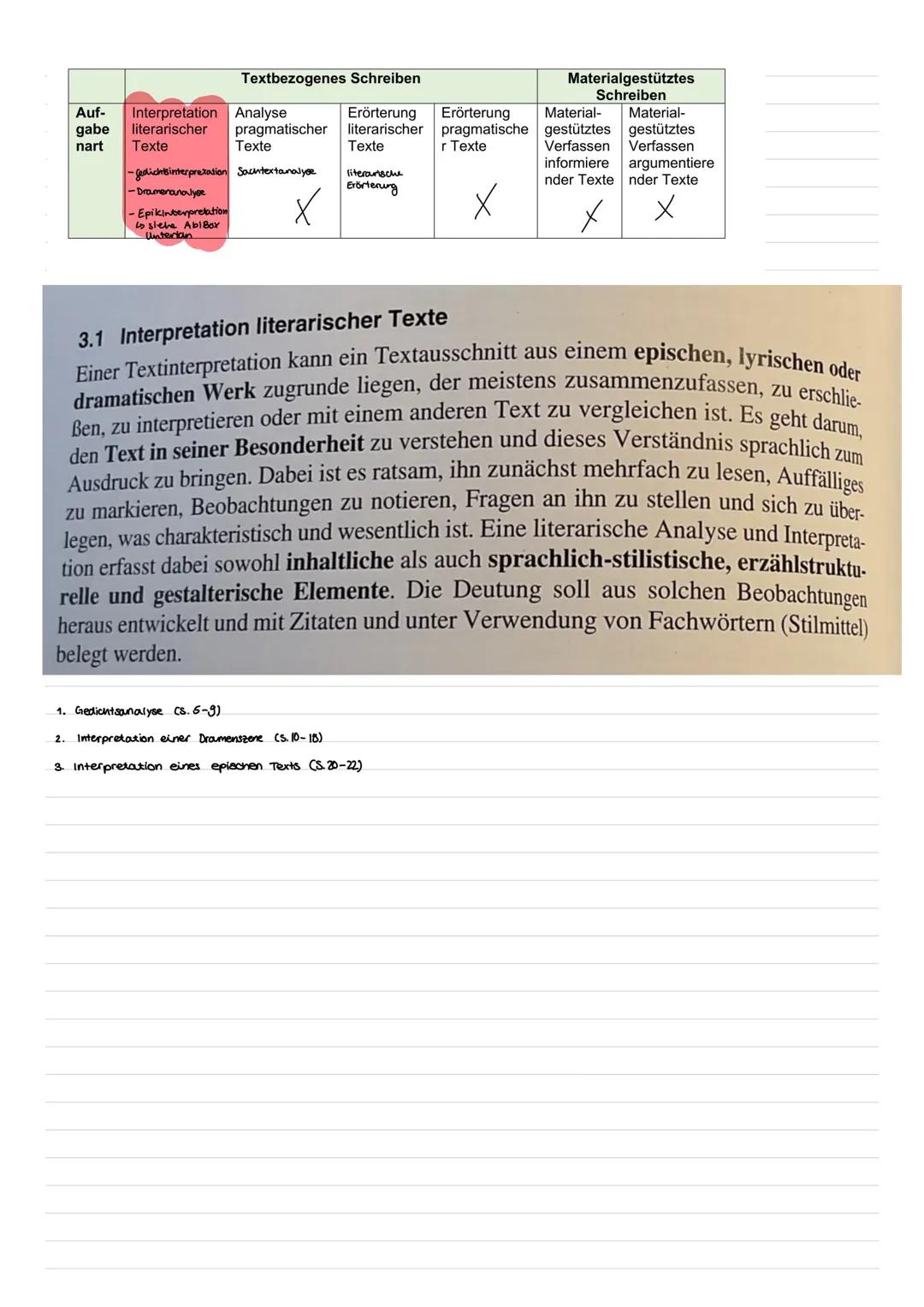 Interpretation literarischer Texte