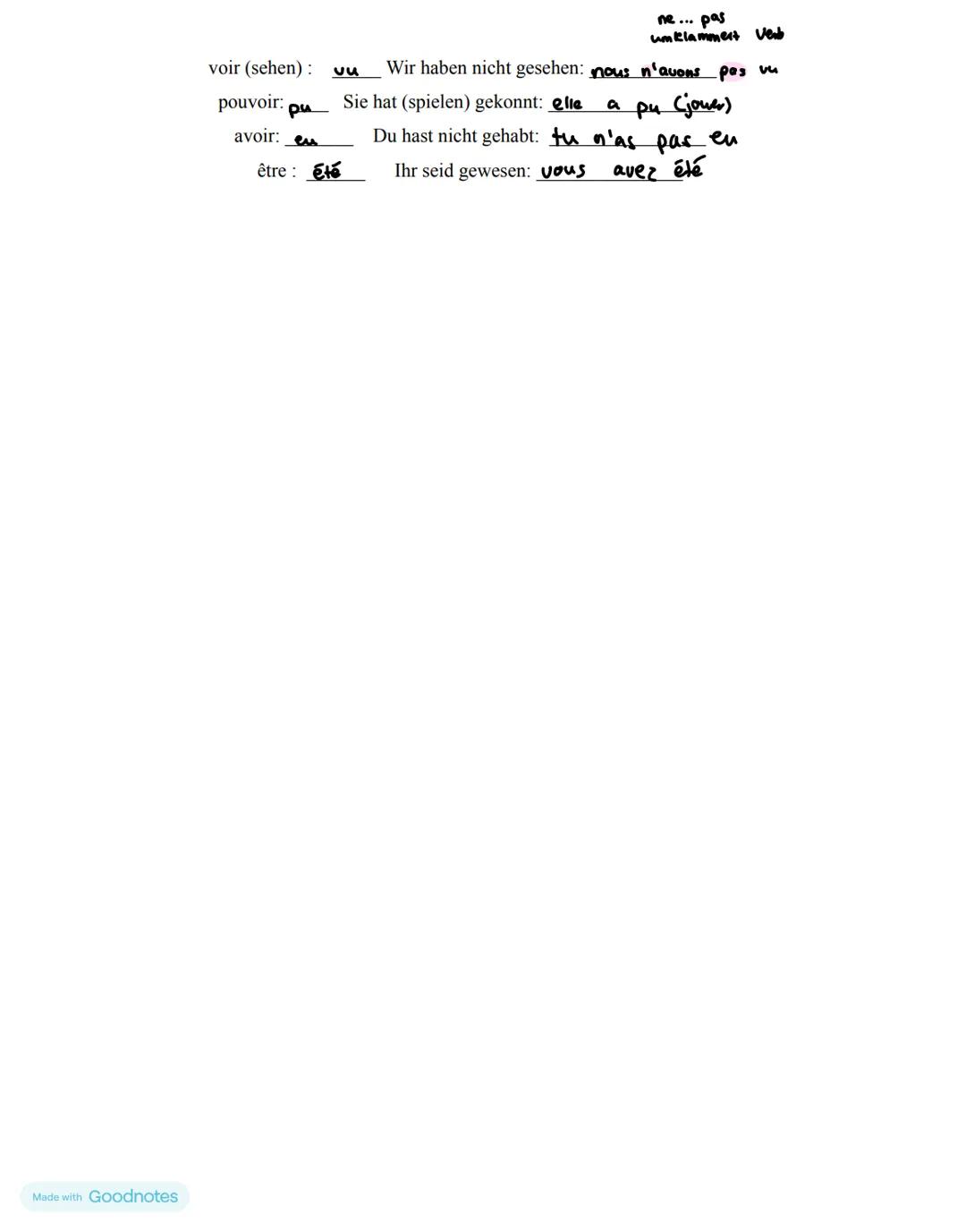 Französische Verben
avoir:
jai Ba zwei Volcalen wird apostrophies
tu as
Je j'ai
il/elle / on a
Wie konjugiere ich Verben?
Person
Verben auf