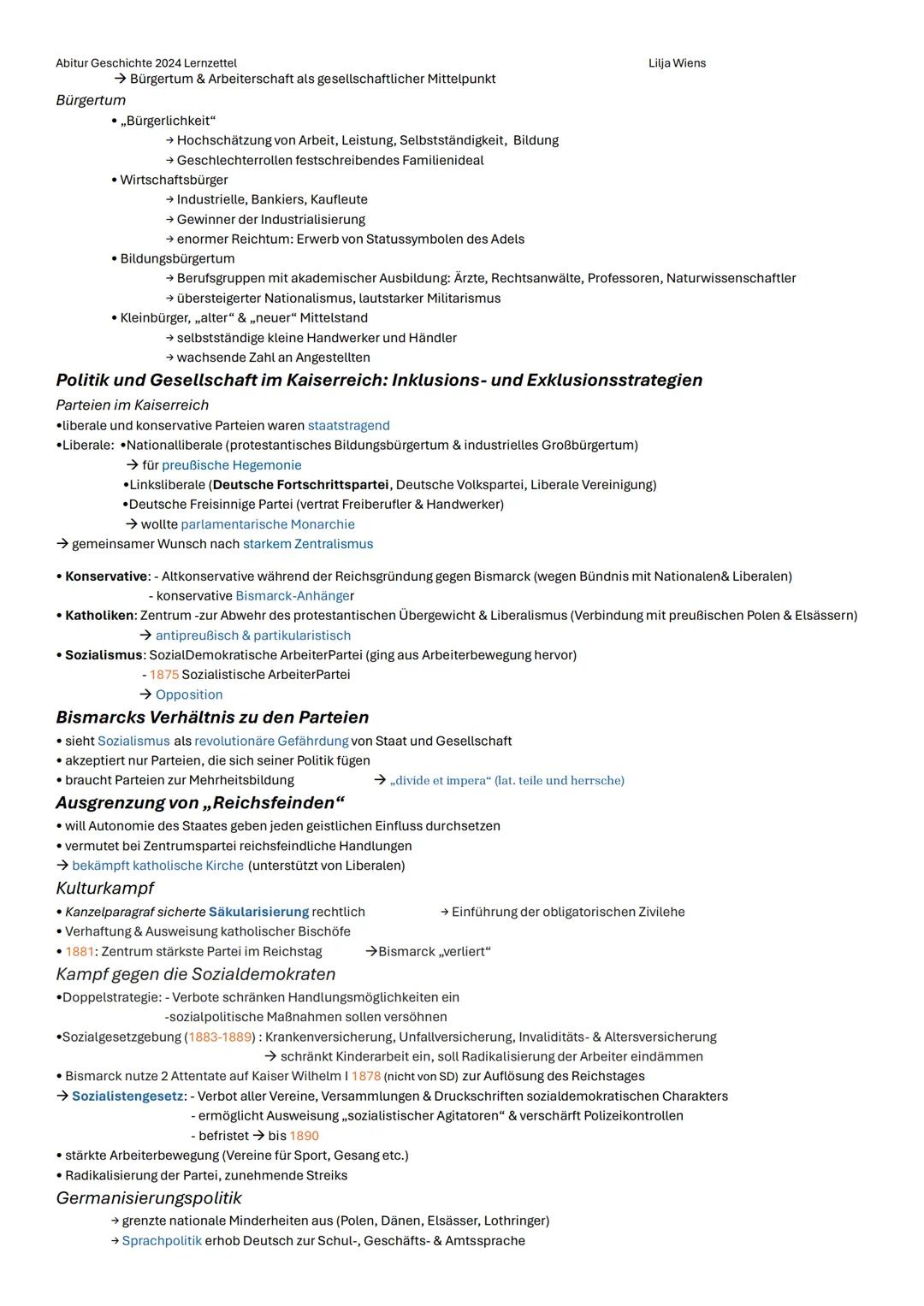 Abitur Geschichte 2024 Lernzettel
Lilja Wiens
Q1.1 Die deutsche Revolution von 1848/49 - Markstein auf dem Weg zu
Parlamentarismus, Demokrat