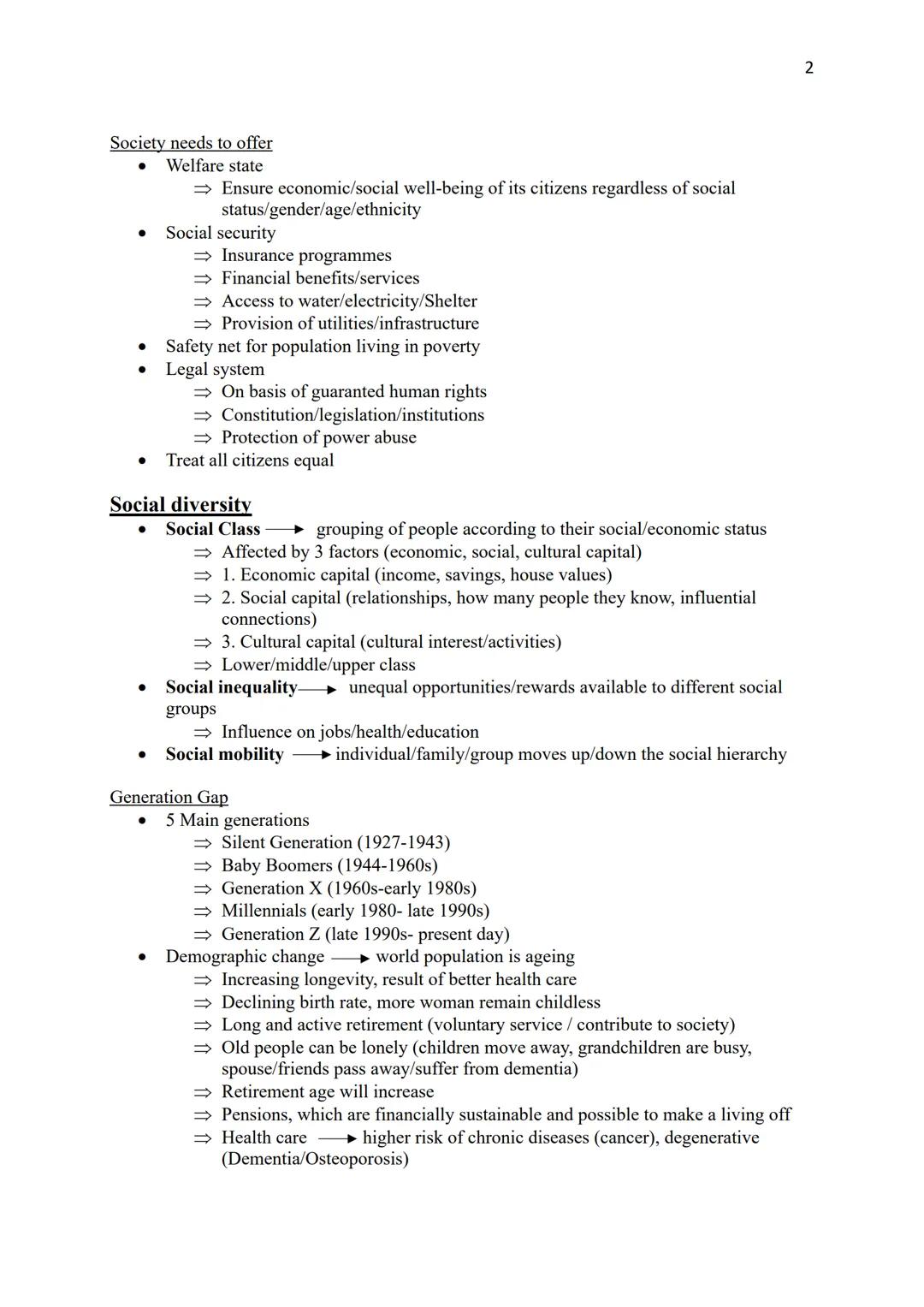 The individual & society
Question of identity
•
.
•
Social conformity was valued more in the past
⇒ Rebelling against mainstream culture and