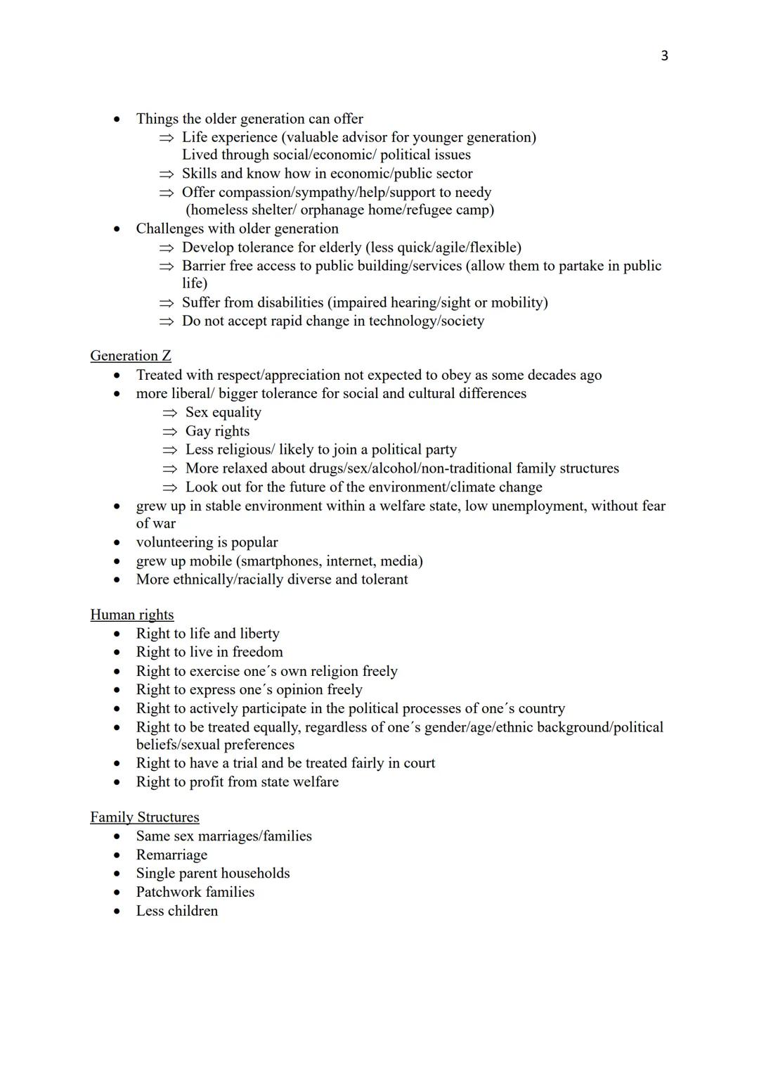 The individual & society
Question of identity
•
.
•
Social conformity was valued more in the past
⇒ Rebelling against mainstream culture and