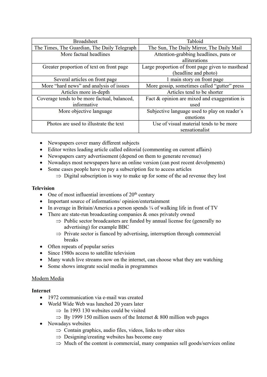 Media
The media
Communication channels through which news, entertainment, education, data
or promotional messages are disseminated.
Media in