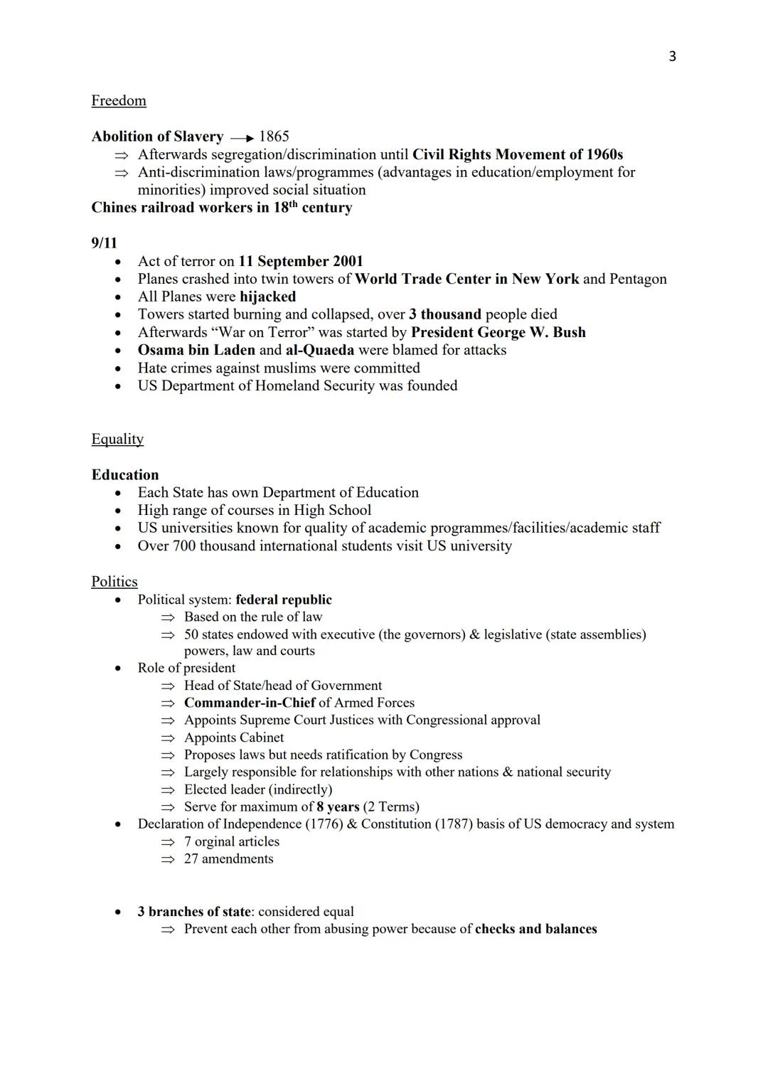 Politics, culture, society
Between tradition and change
USA
1
From Past to present
Historical development of immigration
•
•
•
•
•
Arrival o