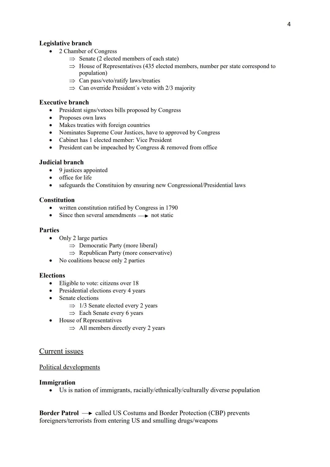 Politics, culture, society
Between tradition and change
USA
1
From Past to present
Historical development of immigration
•
•
•
•
•
Arrival o