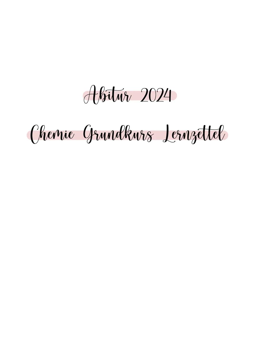 Abitur 2024
Chemie Grundkurs Lernzettel Kern-Hülle-Modell
Atomban
Schalenmodell
21
K L
83
Rutherford'sches Atommodell
83
Niels Bohr entwicke