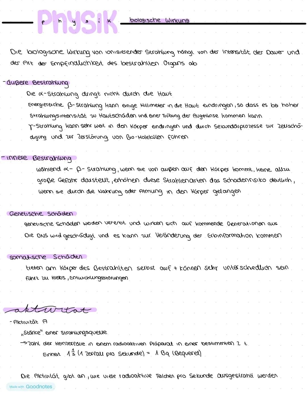 PHYSIK
Aufbau des Atomkerns
Der Atomkern besteht aus Nukleonen, die sich aus protonen und Neutronen zusammensetzen Zwischen
den Nukleonen he
