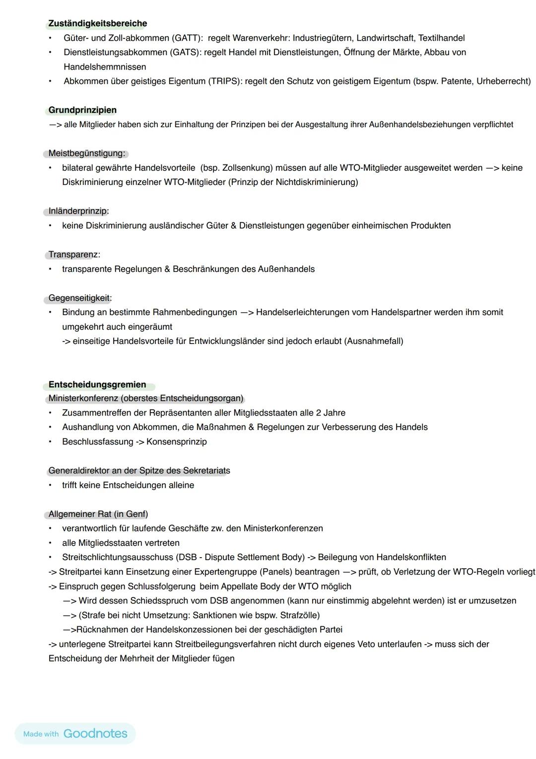 # 13.2 Chancen & Risiken wirtschaftlicher Verflechtungen
Leitbilder der europäischen Außenhandelspolitik
Freihandel
Grundannahme:
* Erhö