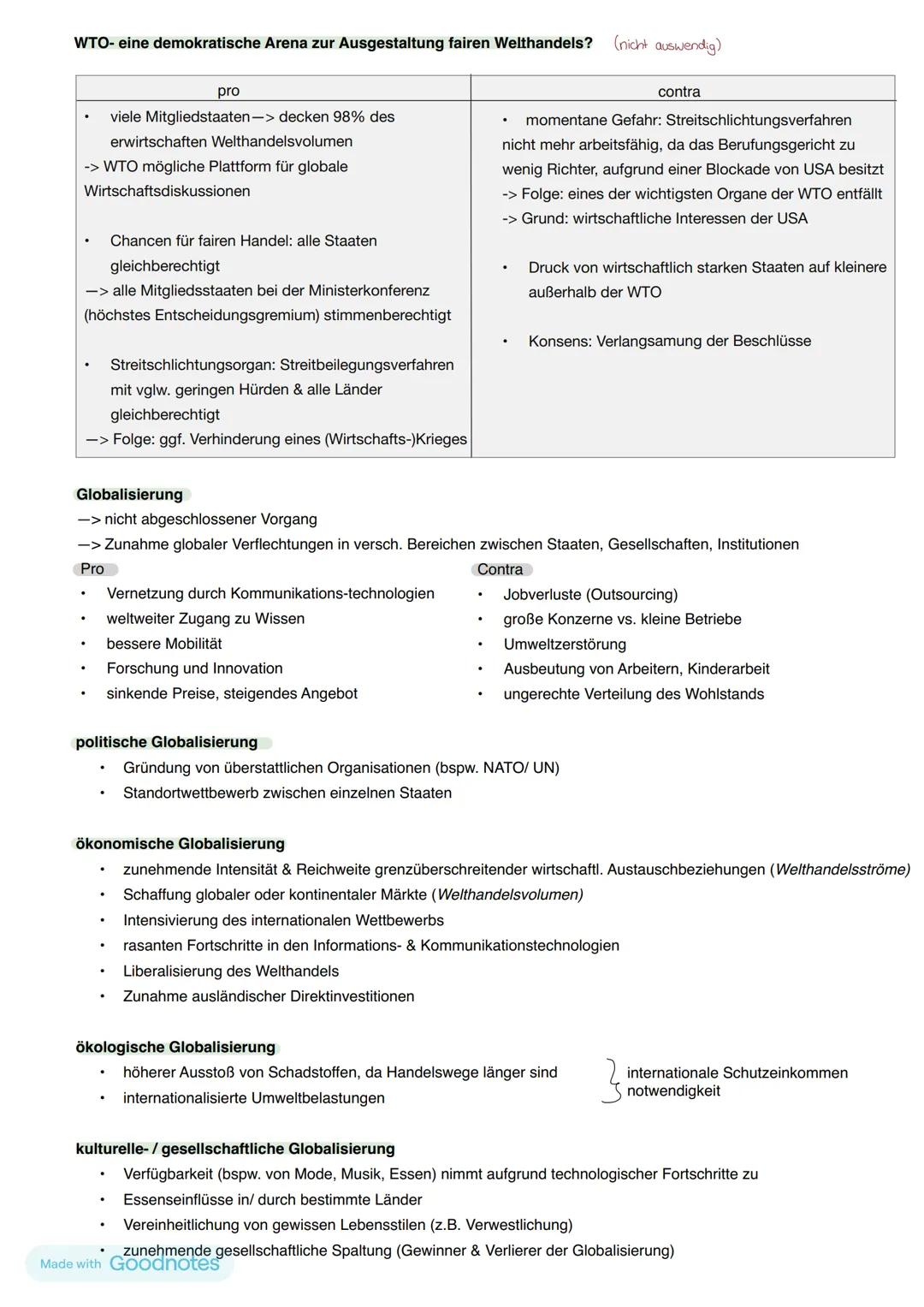 # 13.2 Chancen & Risiken wirtschaftlicher Verflechtungen
Leitbilder der europäischen Außenhandelspolitik
Freihandel
Grundannahme:
* Erhö