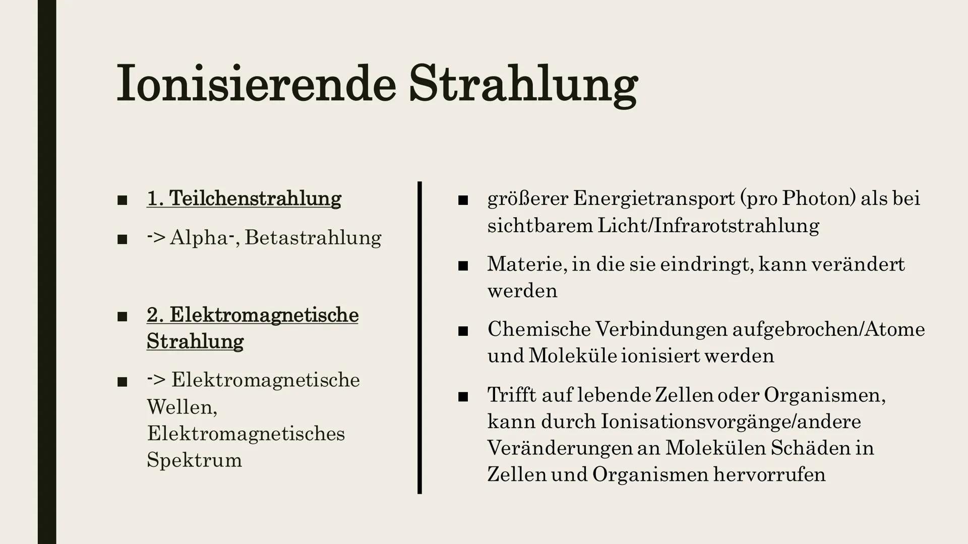GEIGER-MÜLLER
ZÄHLROHR UND
HALBLEITERDETEKTOR
Eine Präsentation von WX
und YZ # Inhaltsverzeichnis
1. Ionisierende Strahlung
2. Geiger-Mül