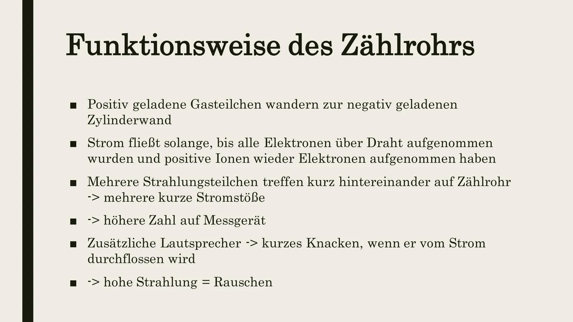 GEIGER-MÜLLER
ZÄHLROHR UND
HALBLEITERDETEKTOR
Eine Präsentation von WX
und YZ # Inhaltsverzeichnis
1. Ionisierende Strahlung
2. Geiger-Mül