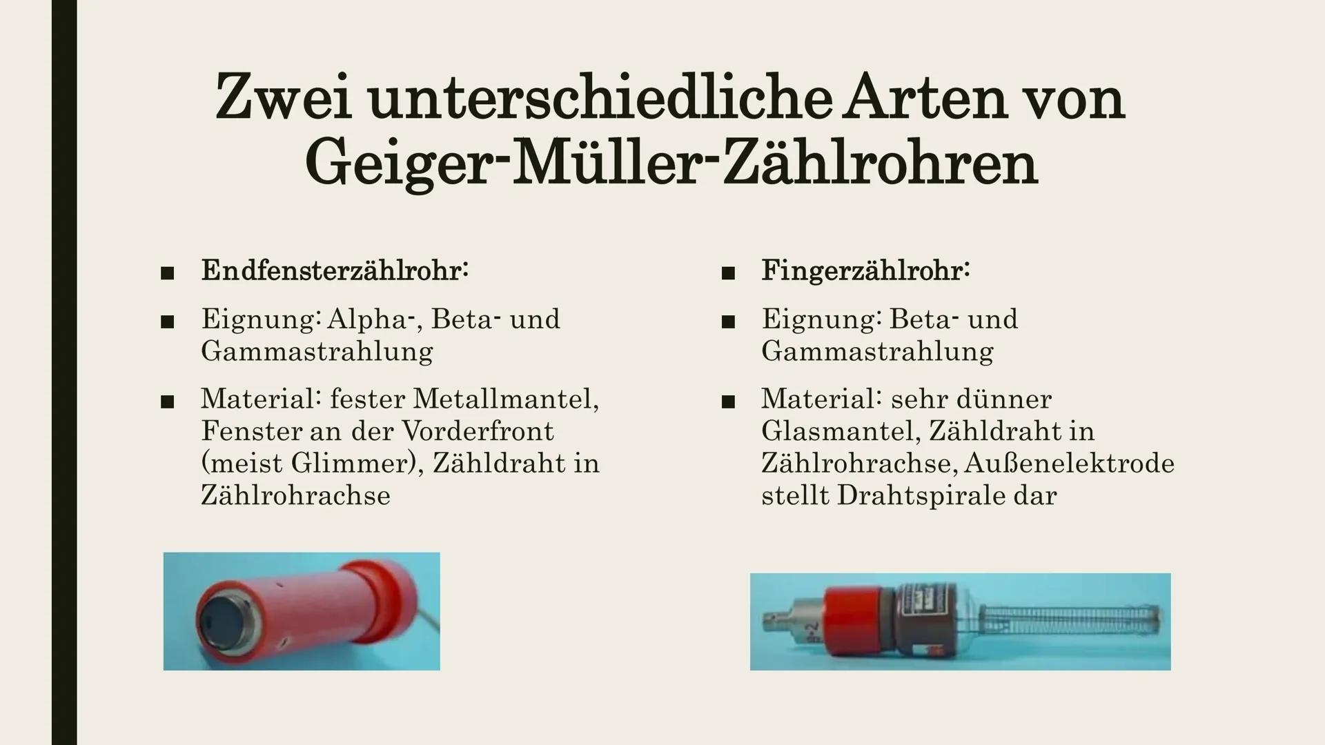GEIGER-MÜLLER
ZÄHLROHR UND
HALBLEITERDETEKTOR
Eine Präsentation von WX
und YZ # Inhaltsverzeichnis
1. Ionisierende Strahlung
2. Geiger-Mül