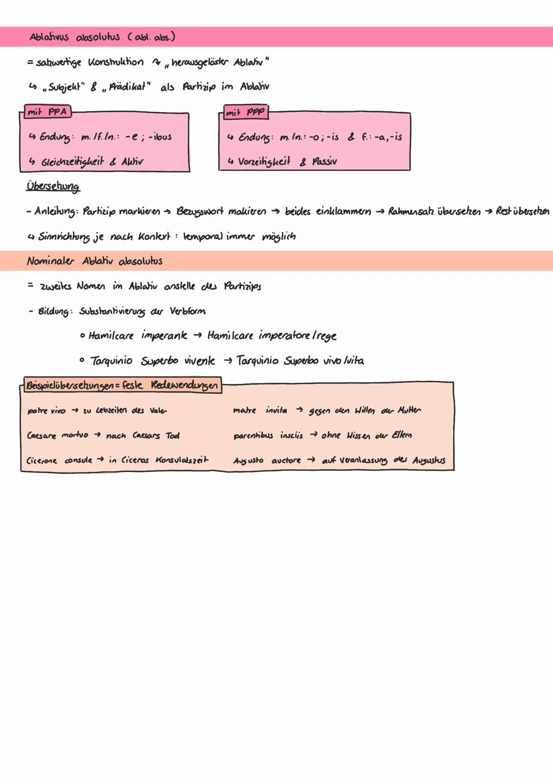 Partizip Perfekt Passiv (PPP) - Partizip II
-Bildung: Präsensstamm + -tus 1-tal-tum Achtung: manchmal veränderter Präsensstamm Ikugenstelle