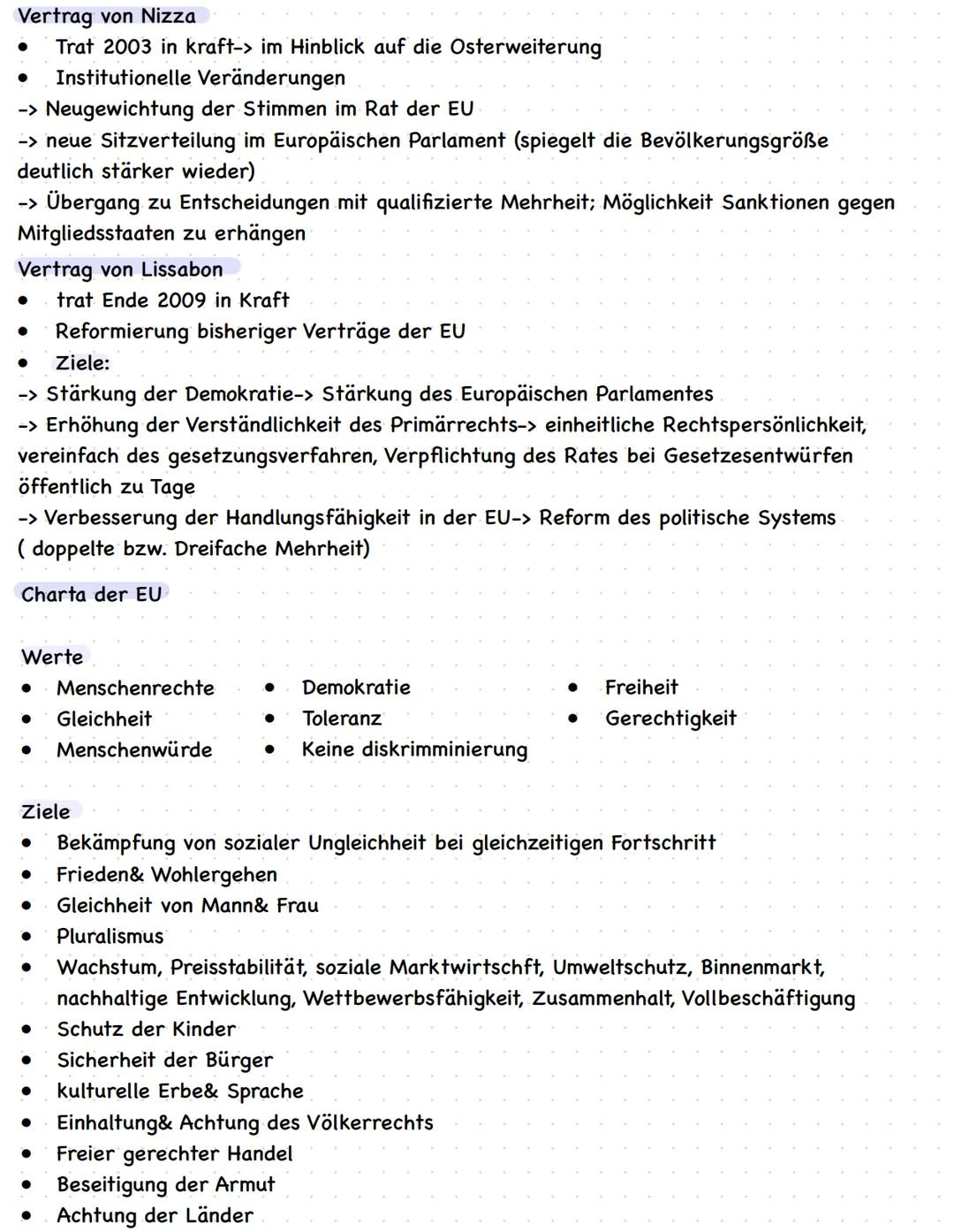 Die EU
Geschichte
1952 EGKS: Europäische Gründung für Kohle& Stahl-> Zugang zu kohle und
stahl ohne Zölle
Gründungsstaate: Italien, Frankr