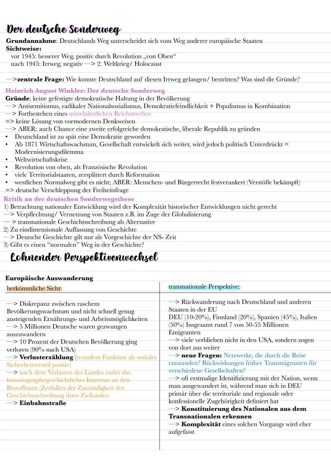 Geschichte Q3
Weimarer Republik ichze
3.1 Kernmodul: nation - Begriff und Mythos
meimar
Entstehung:
.
Nation
>große Anzahl an Menschen in ei