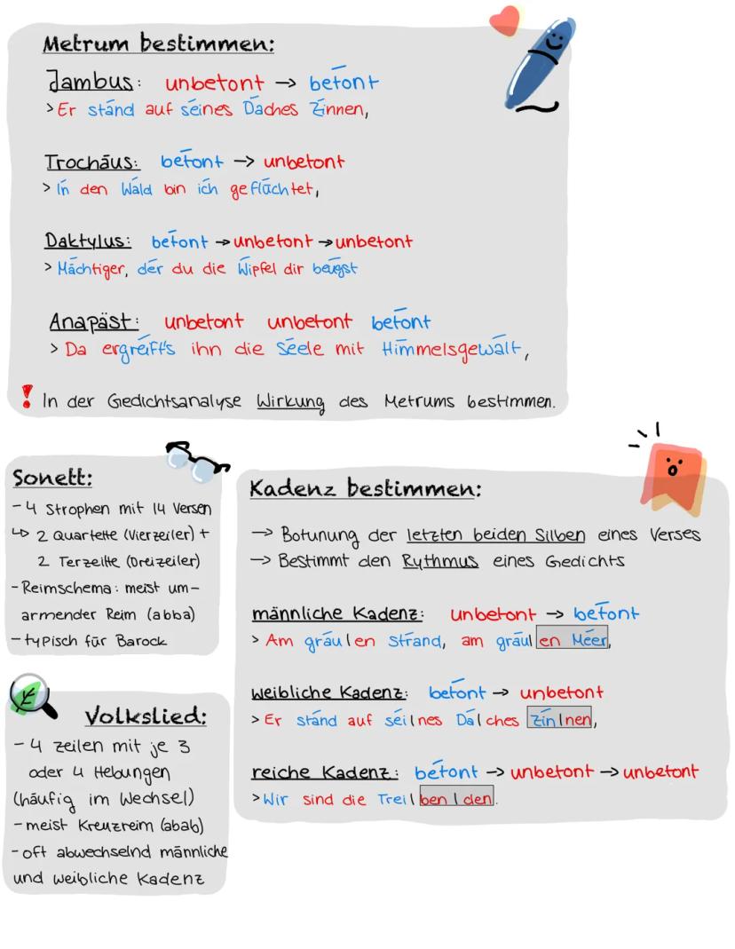 Einleitung:
> Textsorte
>Titel
> Autor
Gedichtsanalyse
>Erscheinungsjahr/-zeit + Epoche
> Thema (bereits interpretiert)
loo
Hauptteil:
> Auf