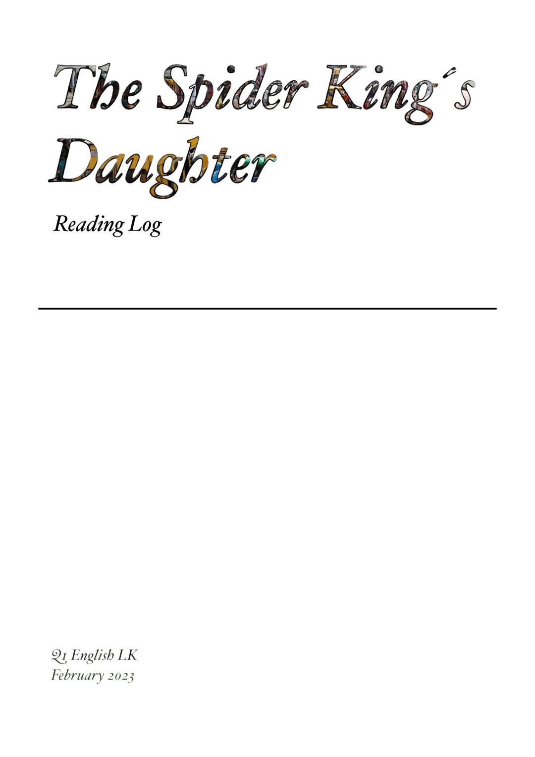 The
Spider
King's
Daughter
Chibundu Onuzo
'A dark, tense, gripping first novel,
peeling back layers of Nigerian
society.' The Times
ff Th