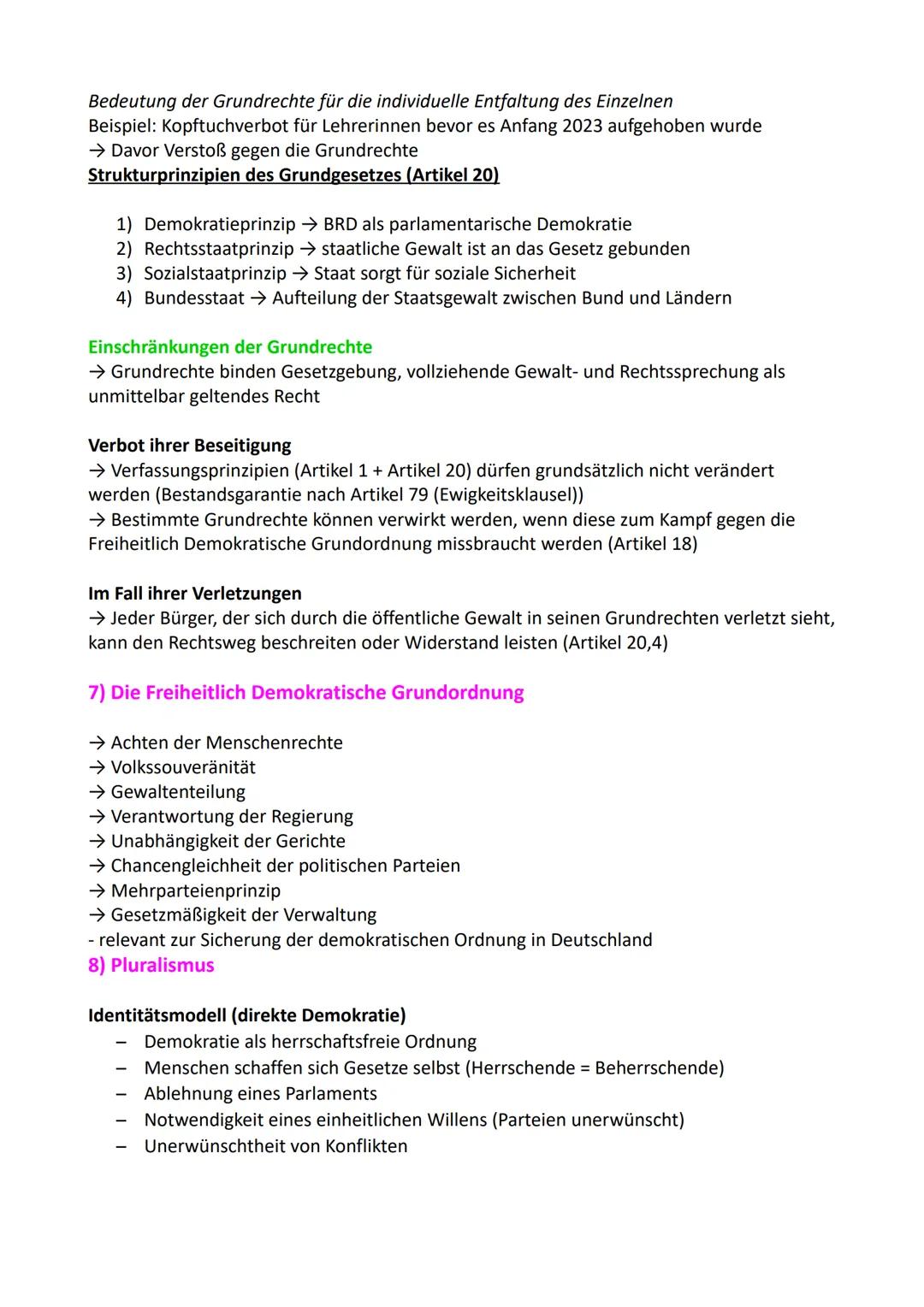 Politik Abitur GK
1) Demografischer Wandel
Definition
Bezeichnung für die Bevölkerungsentwicklung und ihre Veränderungen
Ursachen
Fertilität