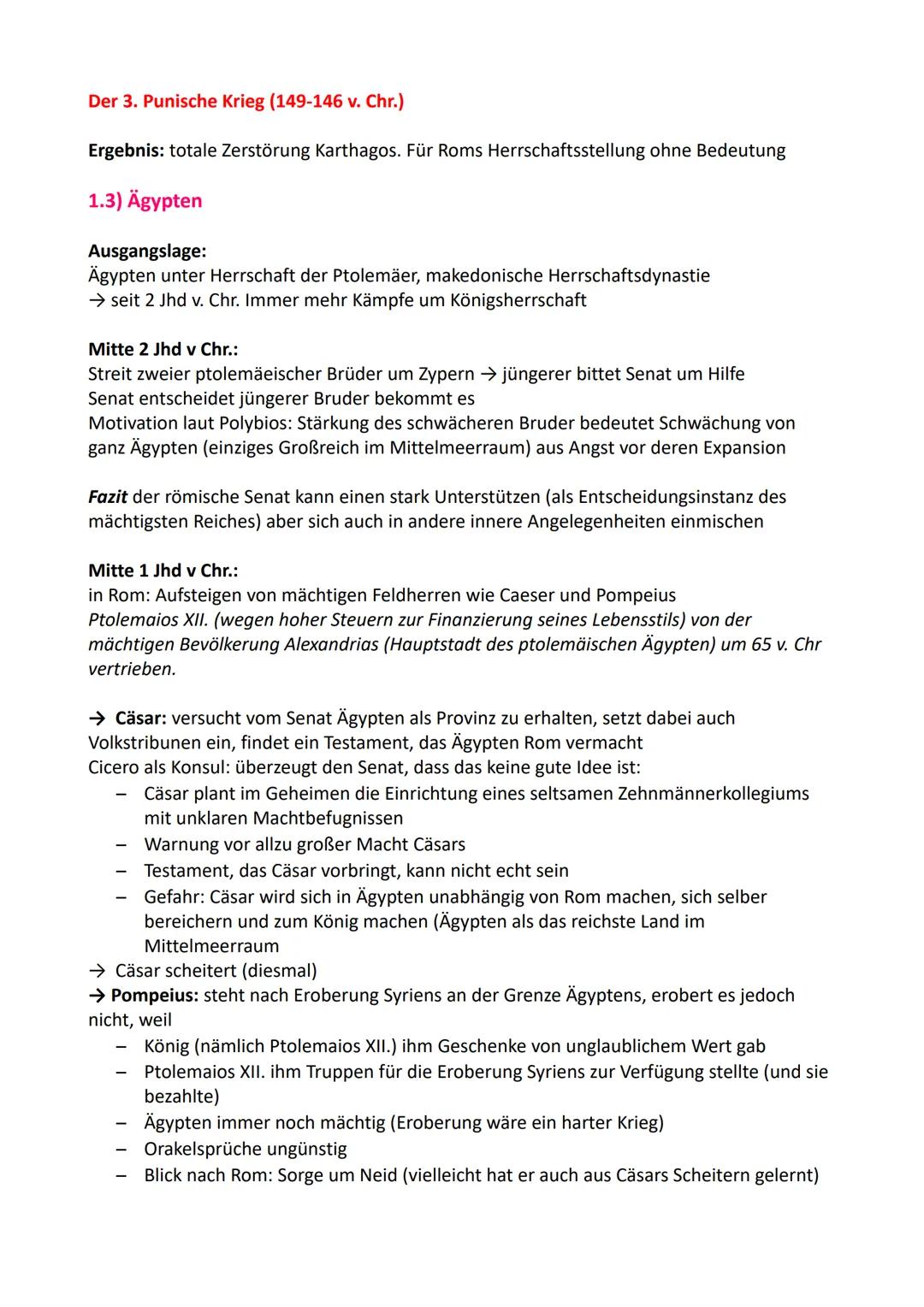 Geschichte Abitur LK
1) Rom Expansion
1.1) Grundlagen:
(ca. 500 bis 27 v. Chr.: Römische Republik → Republik als römische Staatsform)
Zentra