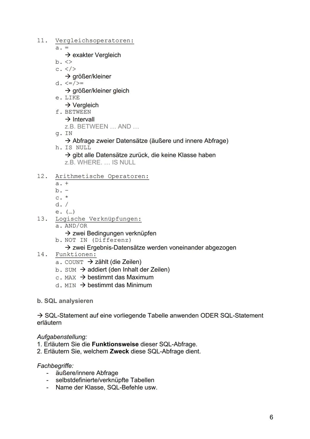 INFORMATIK
ABITUR
LERNZETTEL Inhaltsverzeichnis
Inhaltsverzeichnis
Datenbanken und Datenschutz..
Entity-Relationship-Modell.
Relationales Da