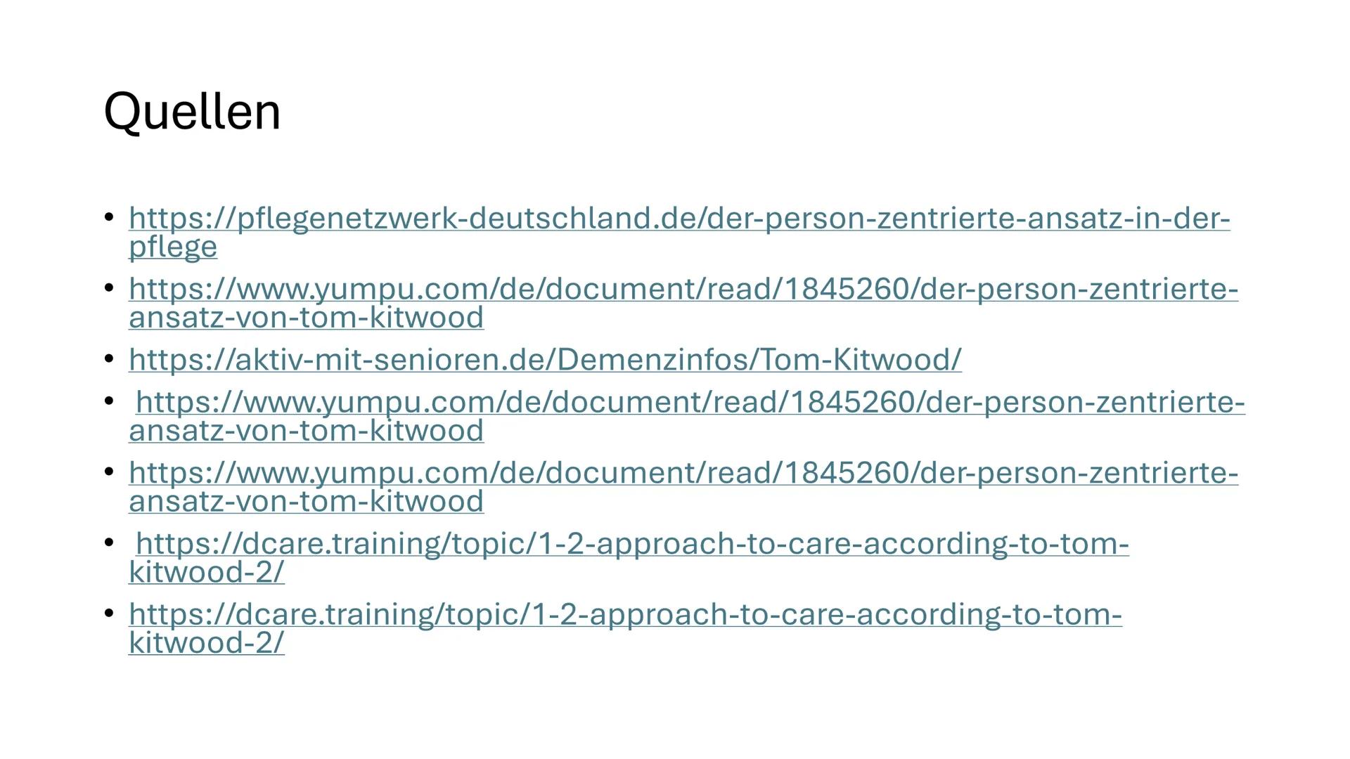 # Tom Kitwood
Personenzentrierter Ansatz
Gizem Bulut Wer ist Tom
Kitwood / Biografie
• Thomas Marris Kitwood
• 16.02.1937 in Boston Linco