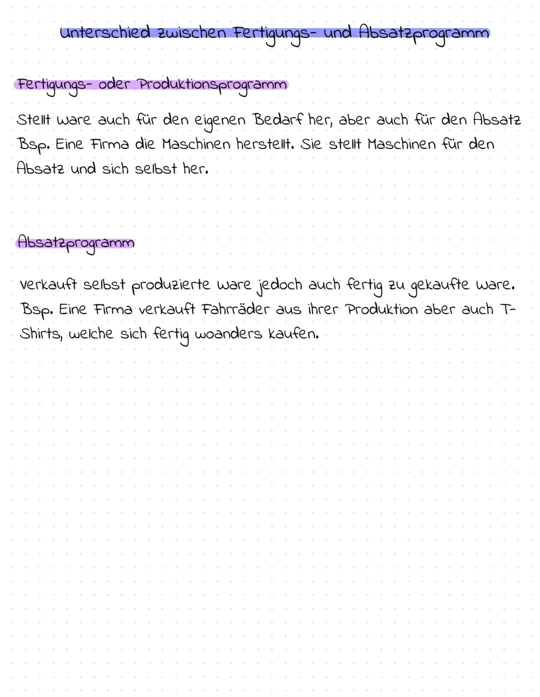 # Planung der Leistungserstellung
Zielsetzung der Unternehmensleitung
Produktplan
Marktanalyse
Beschaffungsplan
Produktionsplan
Absatz