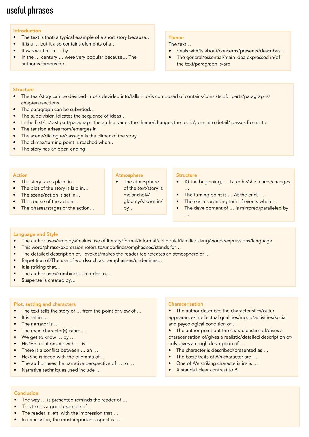 CONTENT
HOW TO WRITE A “KURSARBEIT"
■ Text analysis (Part A)
Write a suitable heading for your analysis.
introduction
66
The short story / t