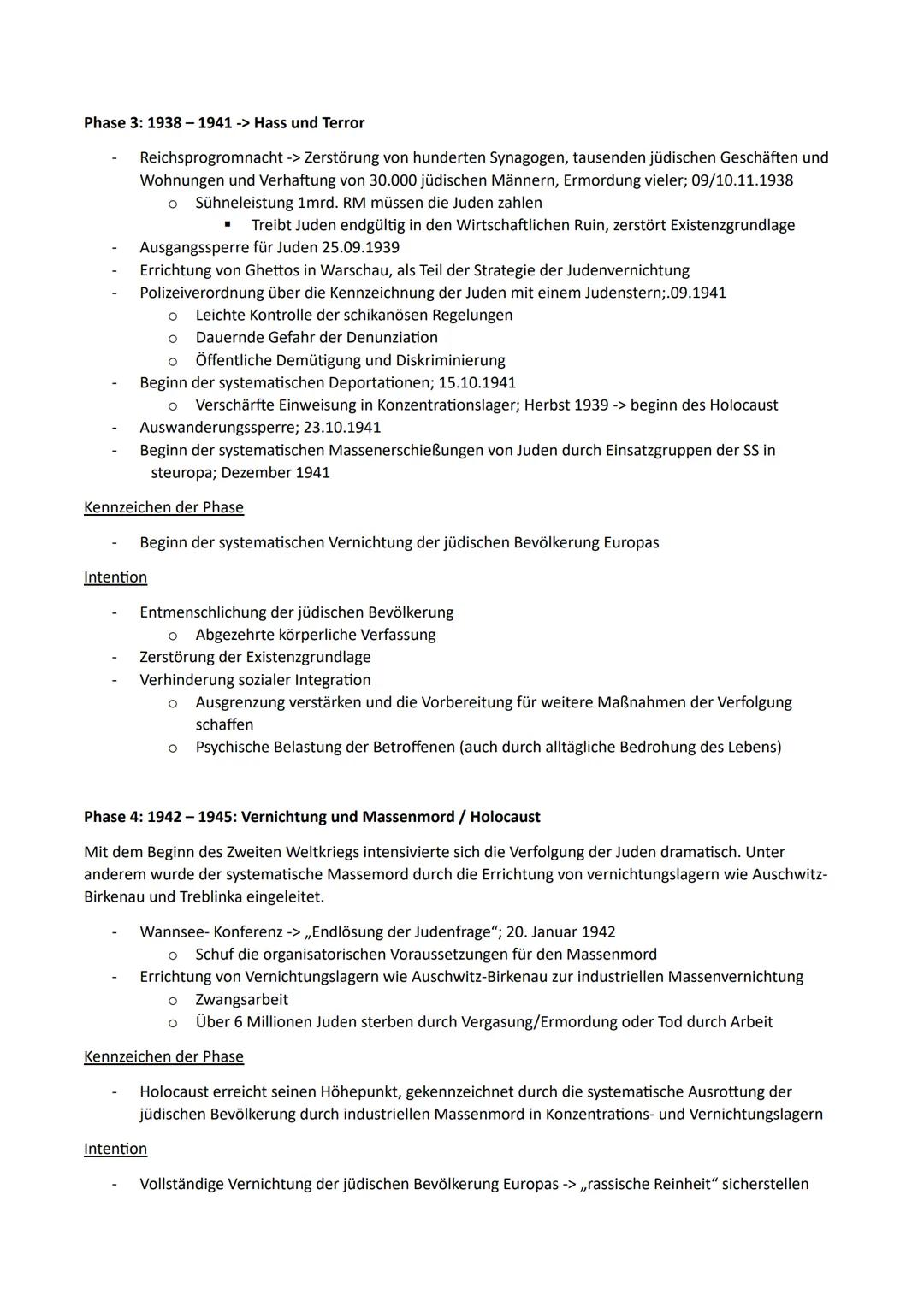 # Phasen der Judenverfolgung
In der Ideologie der Nationalsozialisten war der Antisemitismus tief verwurzelt. In dem 1933 entstandenen
NS-S