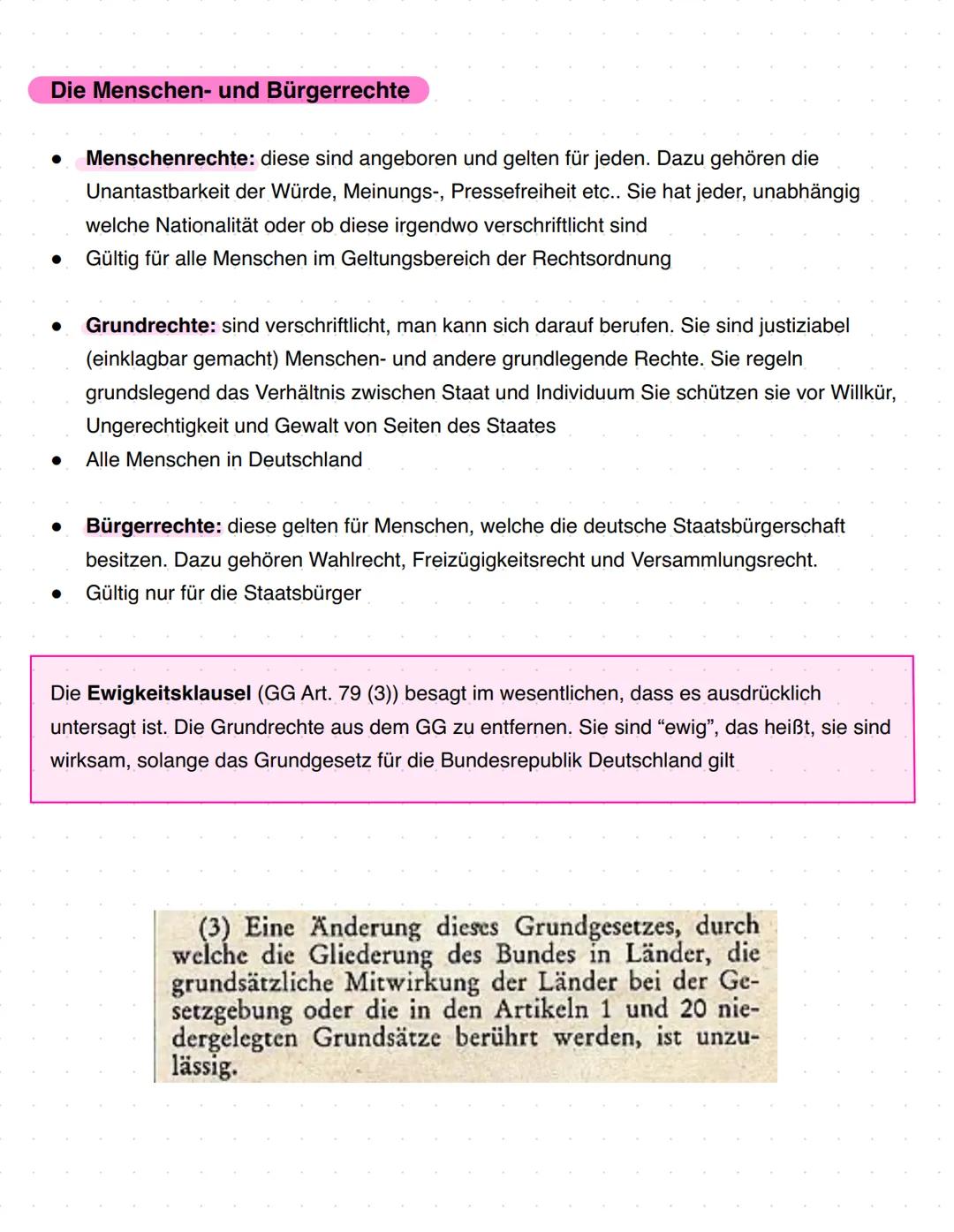 Politik und Wirtschaft 21
Q1.1 Verfassung und Verfassungswirklichkeit: Rechtsstaatlichkeit und
Verfassungskonflikte
•
•
erste 3 Absätze des