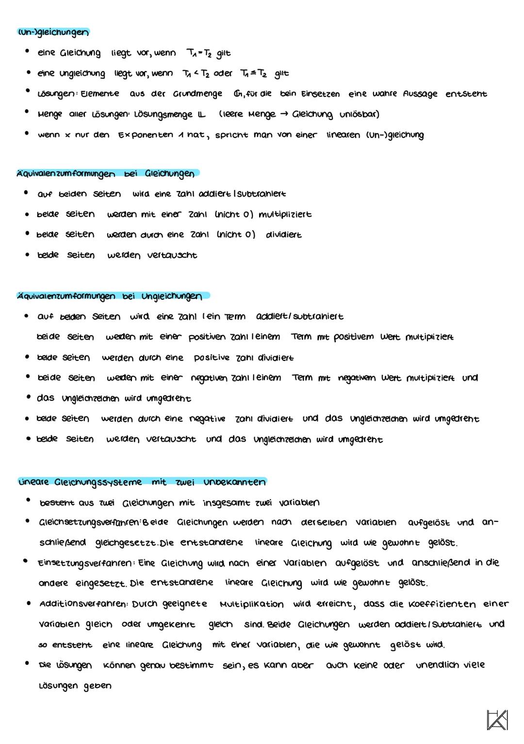 RECHNEN MIT VARIABLEN
Variablen
• Platzhalter, die für Element aus Grundmenge stenen
• Addition: x+x=2x
• Subtraktion: x-x=0
• Multiplikatio