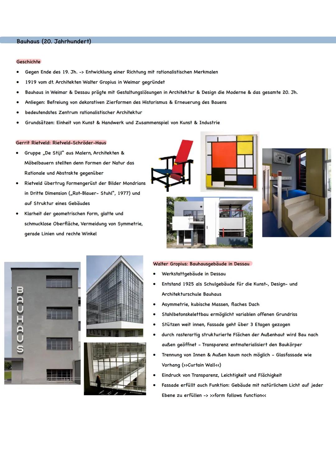 Grundlagen & Grundbegriffe
Architektur
Definition Architektur
Architektur (griechisch) Baukunst
-> Auseinandersetzung des Menschen mit gebau