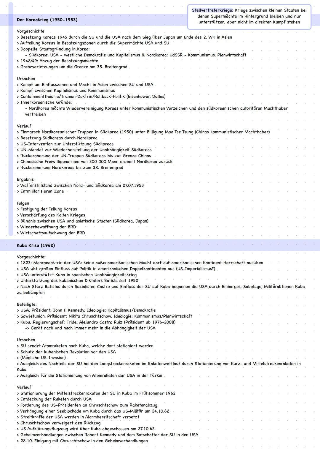 5 Kalter Krieg
Welche Ursachen führten zum Kalten Krieg?
GRUNDLAGEN KALTER KRIEG
> unterschiedliche politische Systeme der Siegermächte (USA
