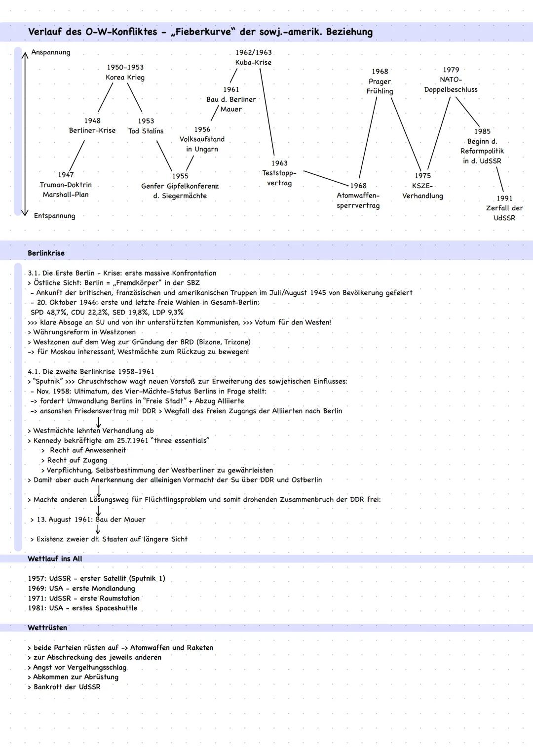 5 Kalter Krieg
Welche Ursachen führten zum Kalten Krieg?
GRUNDLAGEN KALTER KRIEG
> unterschiedliche politische Systeme der Siegermächte (USA