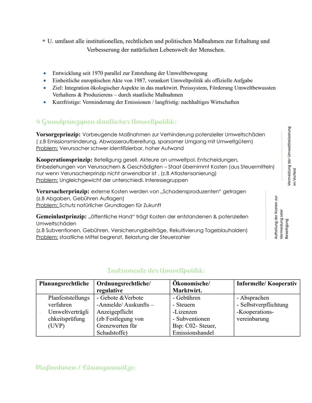 PGW-Lernzettel Thema 1
Wirtschaftspolitik und nachhaltigkeit
.
Konzepte der Nachhaltigkeit (UNO- Ziele)
,,United Nations Organization"- Vere