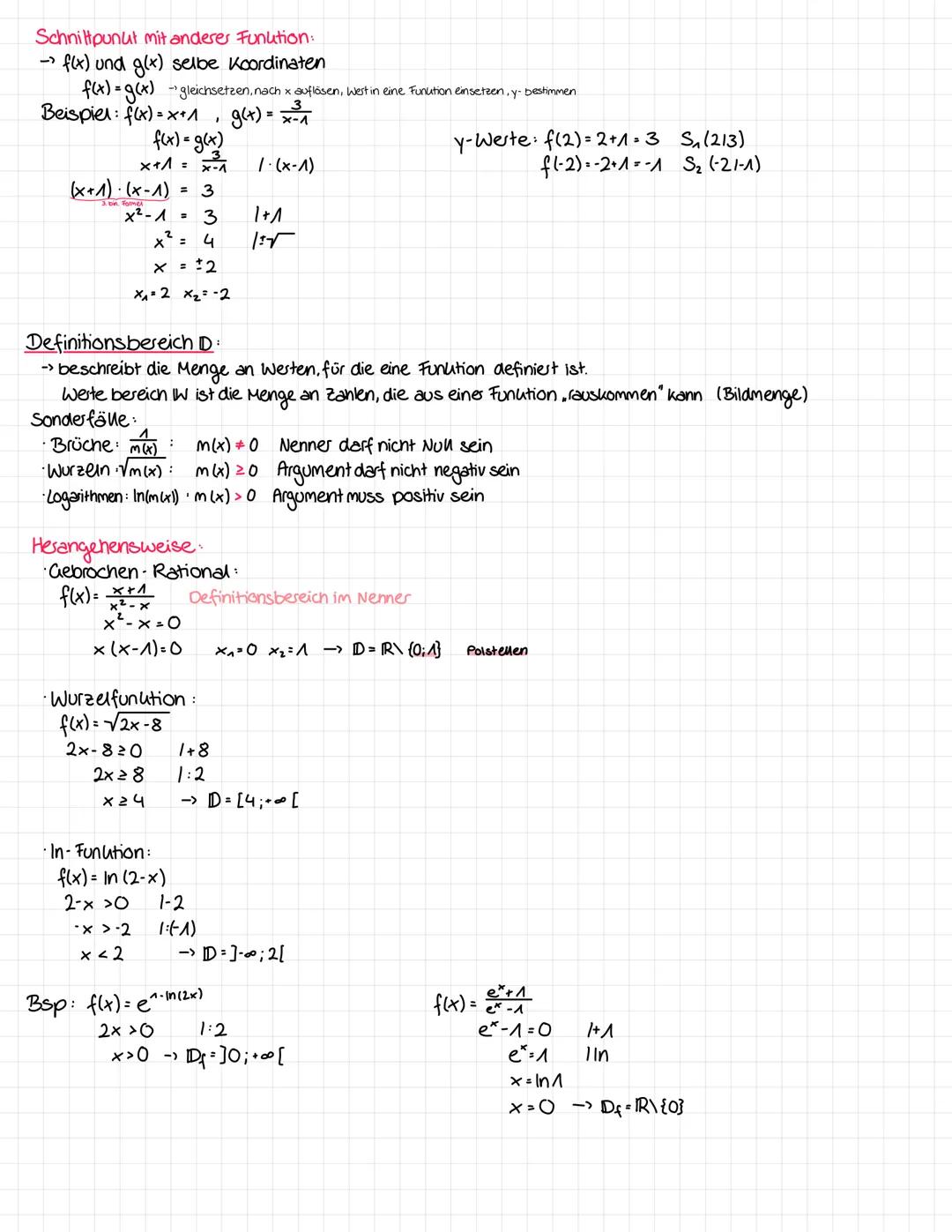 ANALYSIS
Funutionen:
Algemeine Geradenform: y=mx++
Mathematik
DY
M=
=
Ya-Ya
x2-x^
oder
m=tan (a)
->
· gllf-mg = ms
g+f.
→ mg = M
Quadratisch