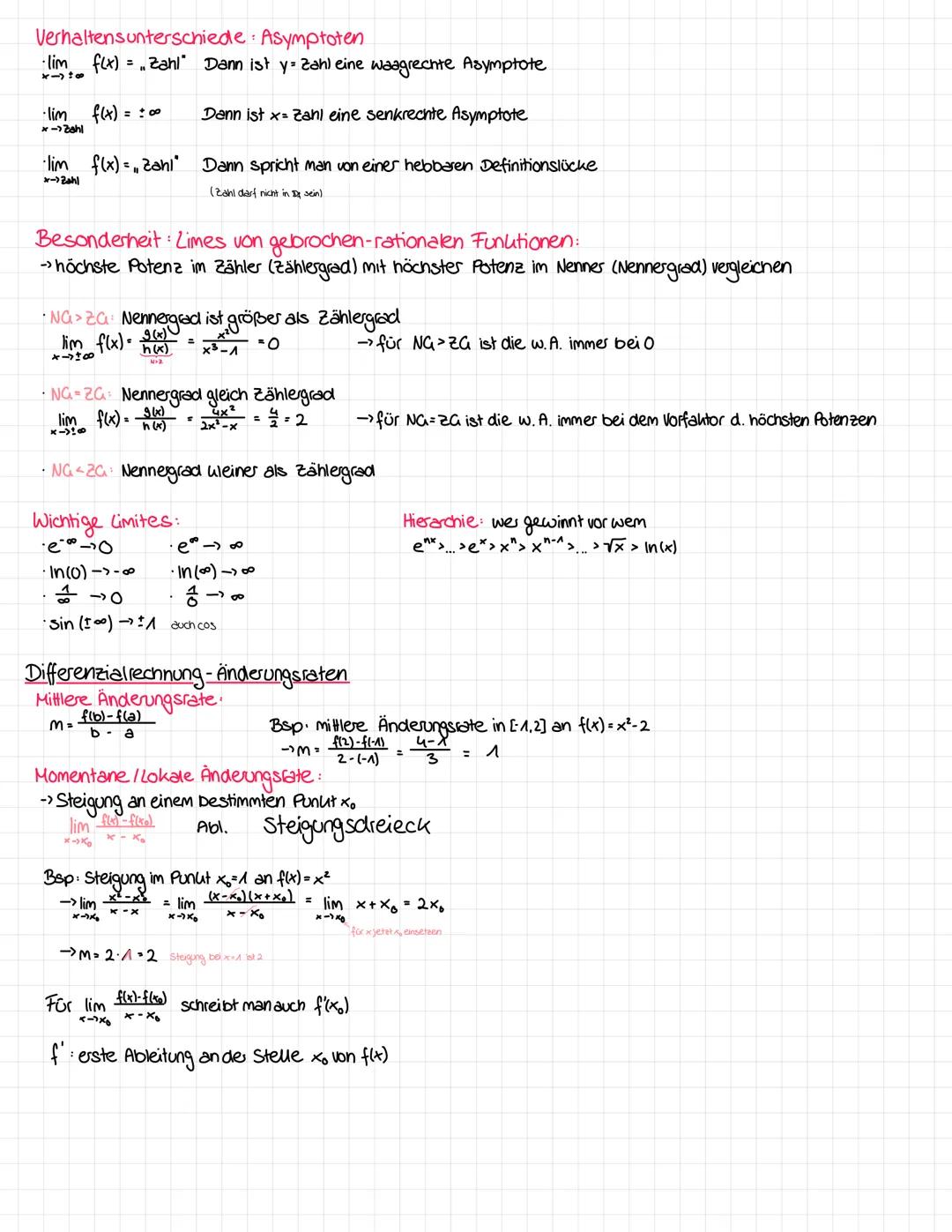 ANALYSIS
Funutionen:
Algemeine Geradenform: y=mx++
Mathematik
DY
M=
=
Ya-Ya
x2-x^
oder
m=tan (a)
->
· gllf-mg = ms
g+f.
→ mg = M
Quadratisch