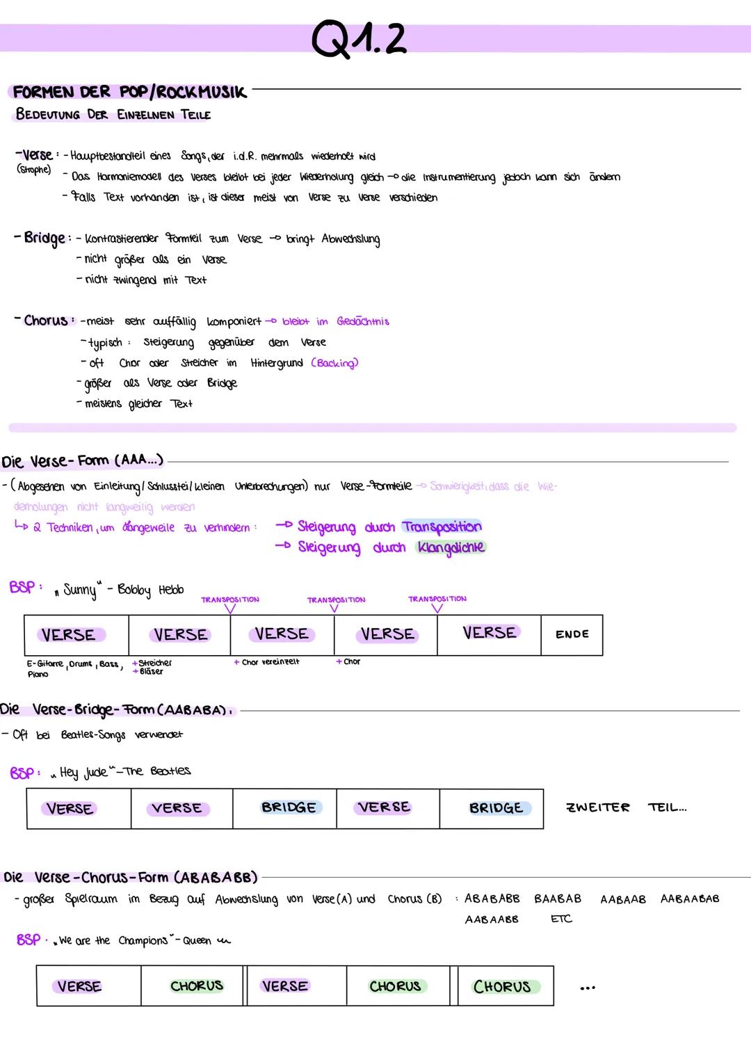 QA
Q1.1: Reihungsprinzip - Variationsmusik - Dialektisches Prinzip
-motivisch-thematische Arbeit ✓
- praktisches Realisieren/notentextori