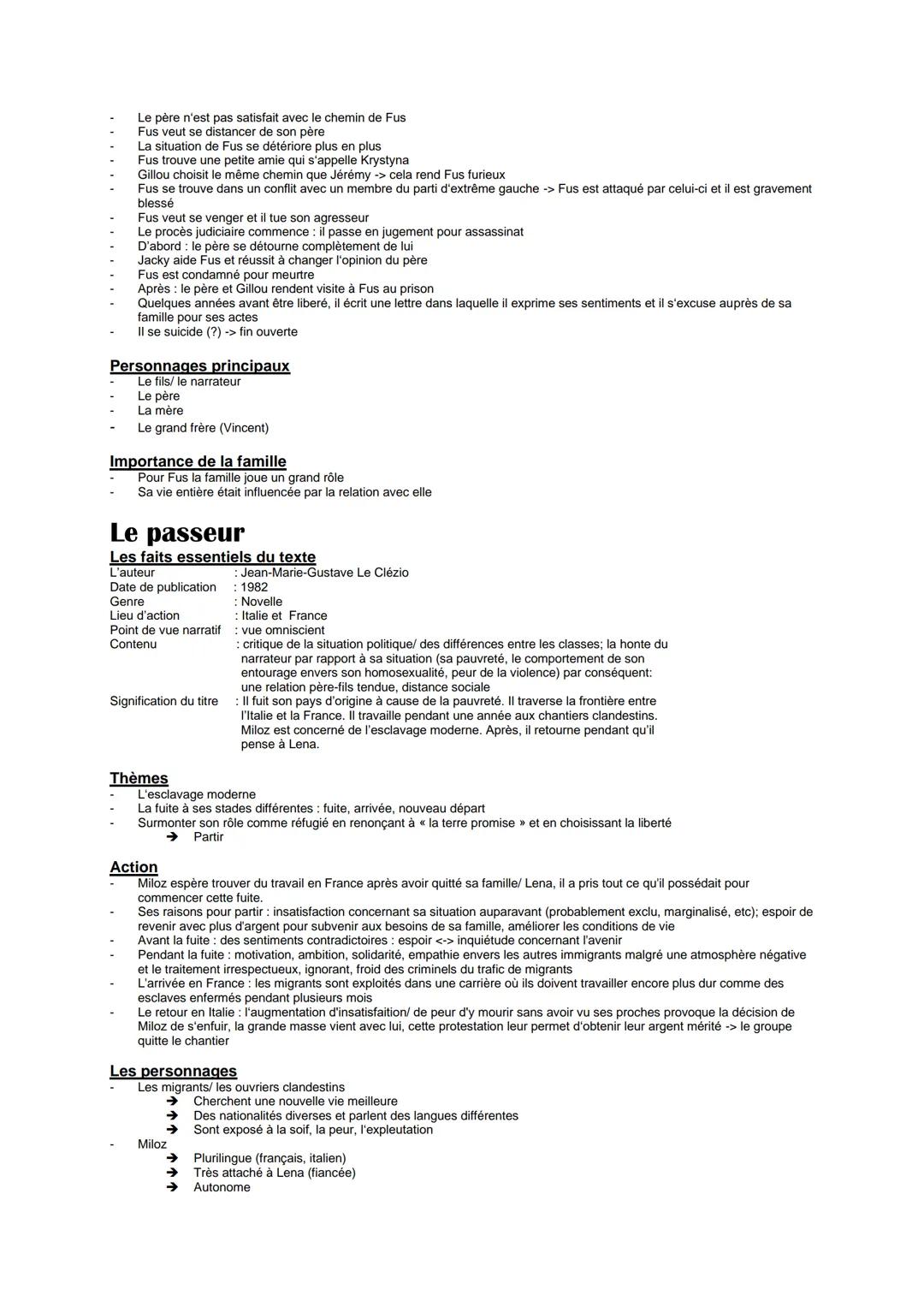 Französisch Abi Lernzettel
Qui a tué mon père
Les faits essentiels du texte
L'auteur
Date de publication
Genre
Lieu d'action
Point de vue na
