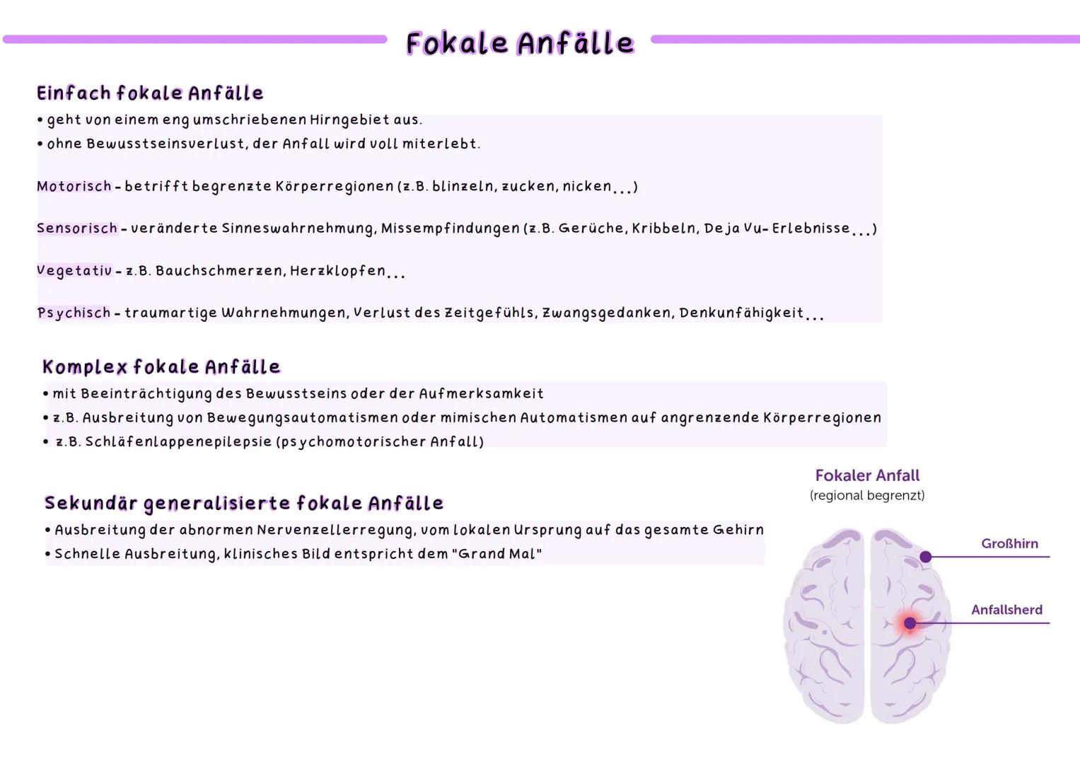 Epilepsie
Definition
• Die Epilepsie ist eine relativ häufige neurologische Erkrankung. Sie gehört zu den vorübergehenden Funktionsstörungen