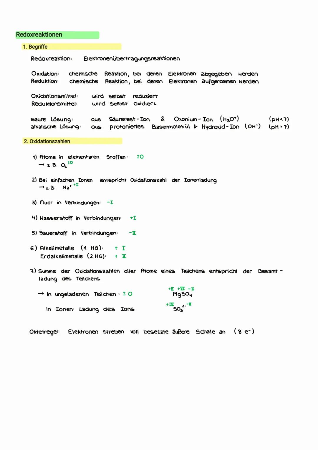 REDOXREAKTION
அசு Redoxreaktionen
1. Begriffe
Redoxreaktion:
Elektronenübertragungsreaktionen
Oxidation: chemische Reaktion, bei denen
Reduk