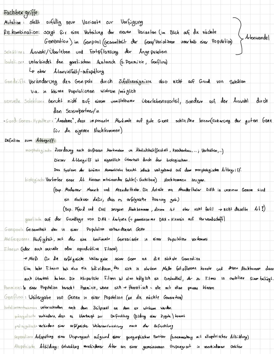# E V O L U T I O N
Evolutionstheorie
Lamarck
- Artwan del
- Vervollkommungstrieb
- vermehrter/verminderter Gebrav
- lückbildung/Stärkung