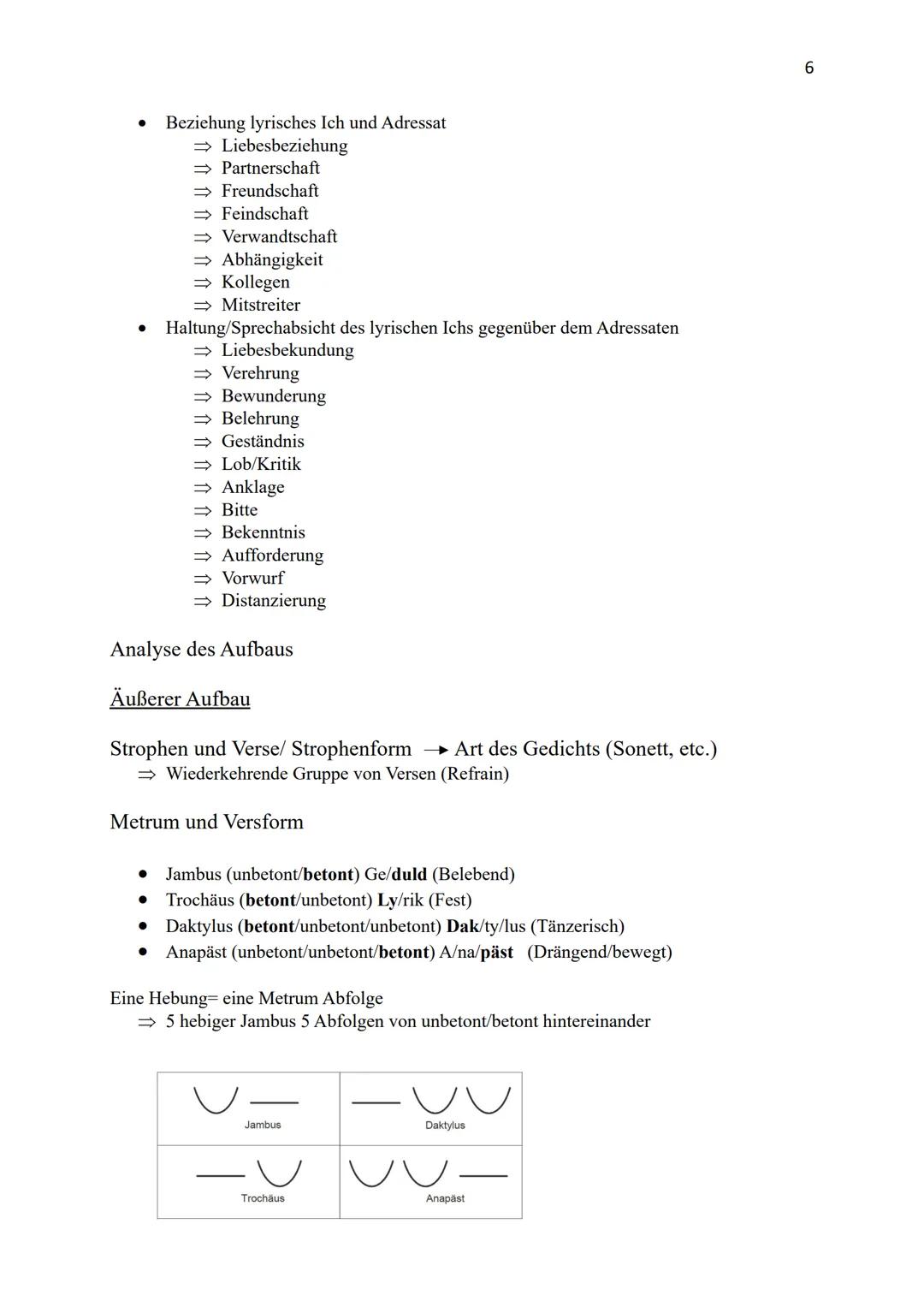 Lyrik
Sprachliche Gestaltung aus (erlebten) Begegnungen mit der Welt
• In überindividuelle, symbolisch Ebene gehoben
Seit 20. Jahrhundert au