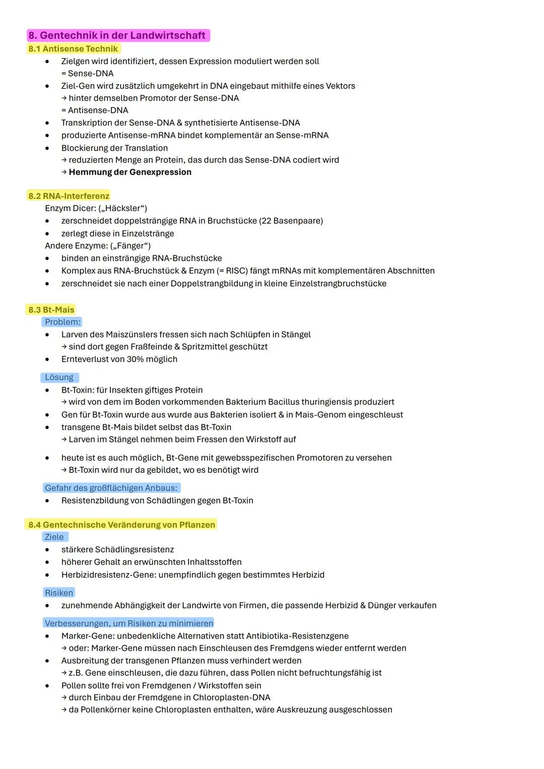 # GENTECHNIK 1. Werkzeuge der Gentechnik
1.1 Restriktionsenzyme
- Enzyme, die DNA an spezifischen Basensequenzen schneiden
- stammen aus Bak