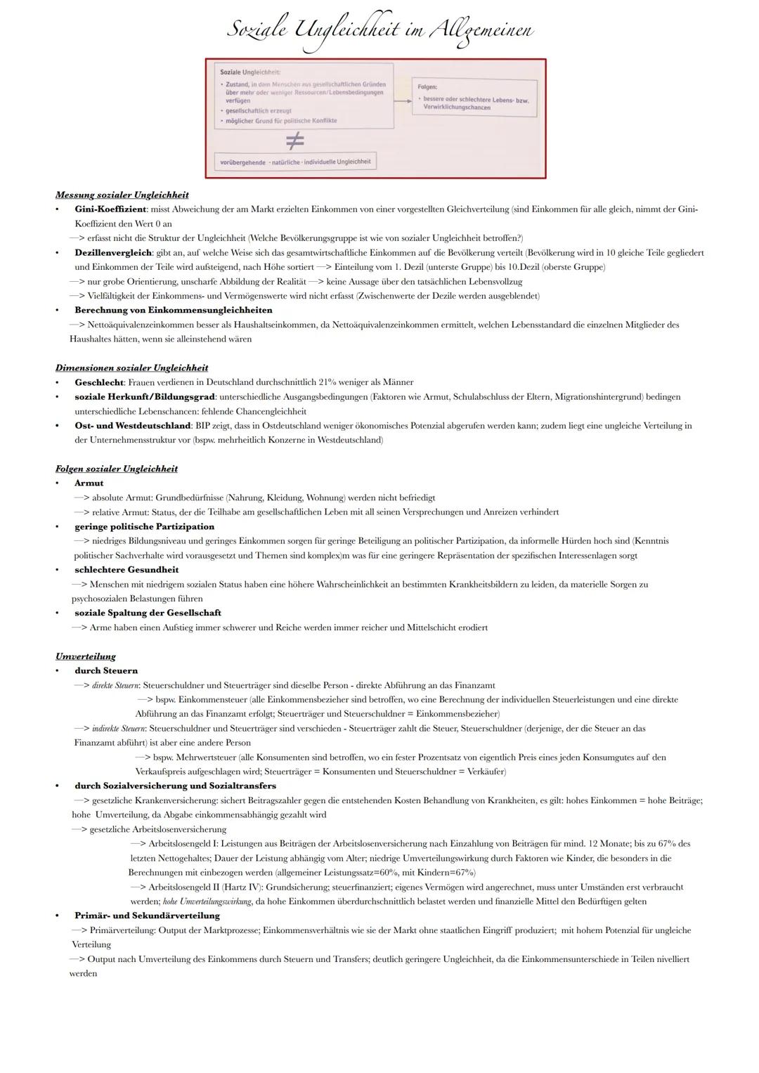 ## 12.2 Soziale Marktwirtschaft zwischen Anspruch und Wirklichkeit
Soziale Ungleichheit und Verteilungsgerechtigkeit
- Soziale Ungleichhei