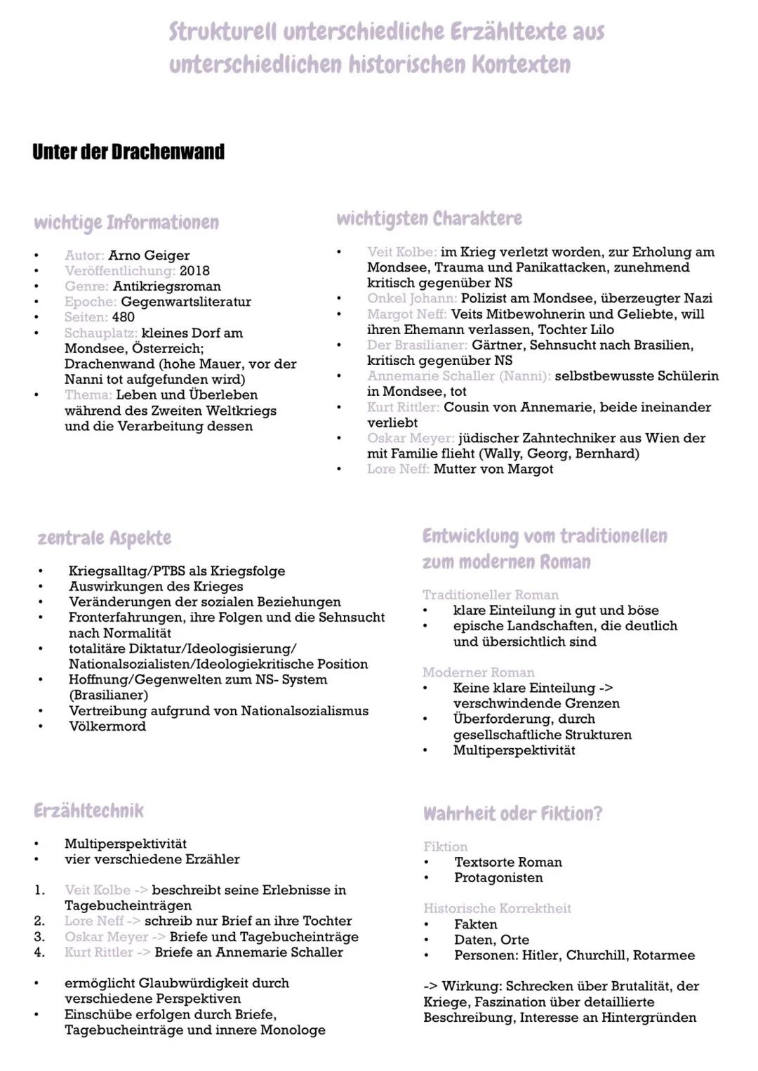 Inhaltsfeld Texte # Strukturell unterschiedliche Dramen aus
unterschiedlichen historischen Kontexten
# Woyzeck
## wichtige Informationen