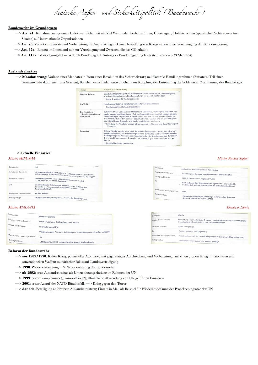 13.1 Friedenssicherung als nationale und internationale Herausforderung
Internationale Konflikte und Kriege
- Erscheinungsformen internatio