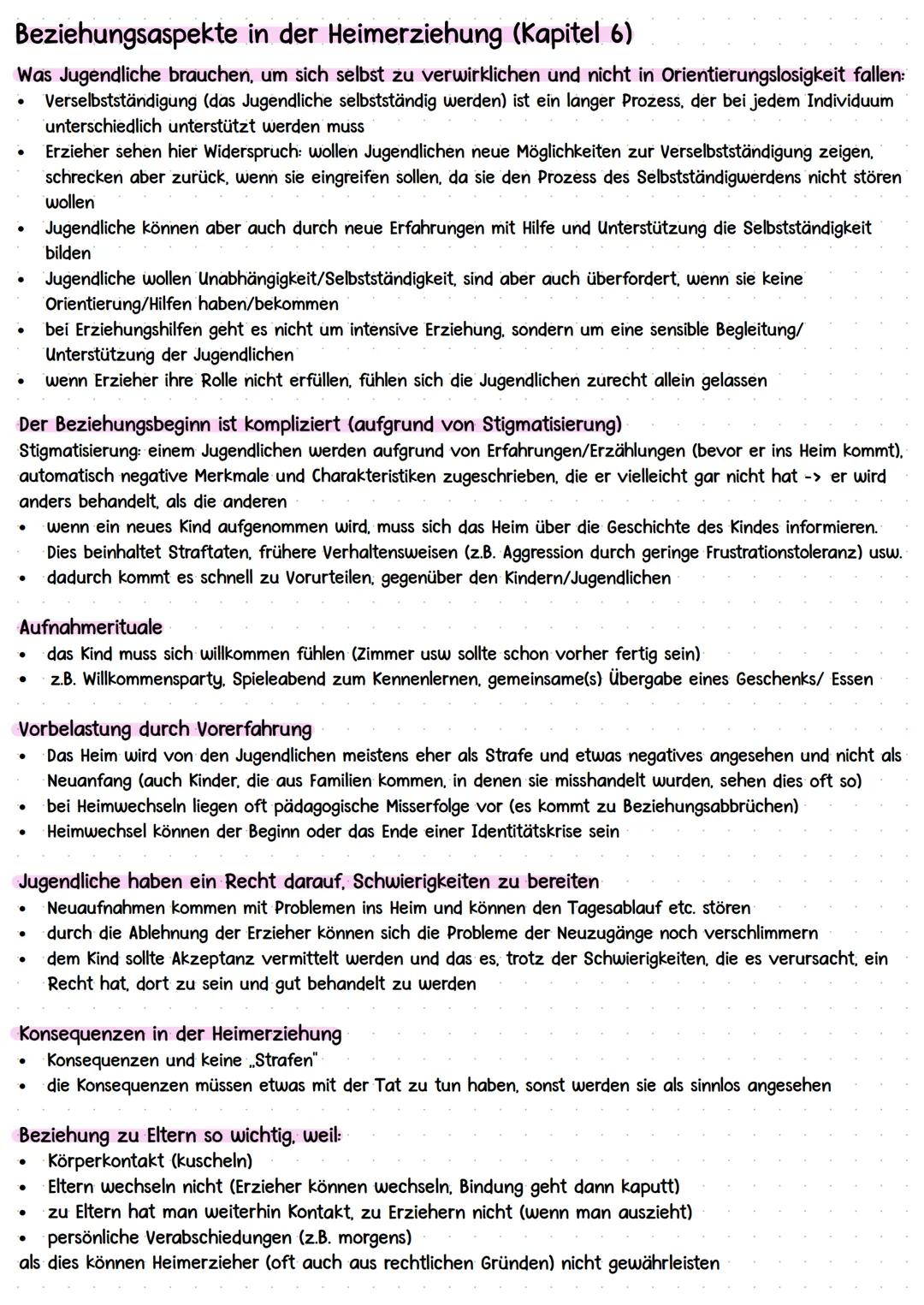 HEIM-
ERZIEHUNG
Konzeptionelle und institutionelle Entwürfe pädagogischen Handelns
•
Erzieherisches Handeln in Institutionen: Heimerziehung
