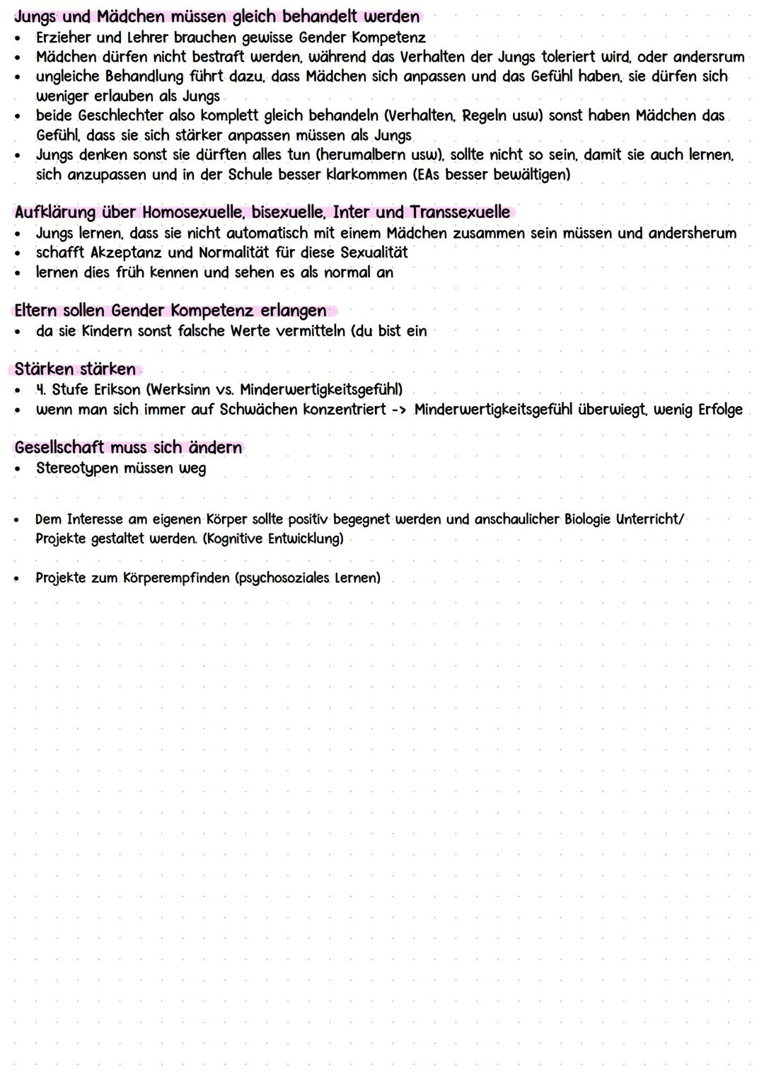 GENDER
Erziehung im gesellschaftlichen Wandel
* aktuelle Erziehungsdebatte: Pädagogische Implikationen der Gender
Problematik (Gende