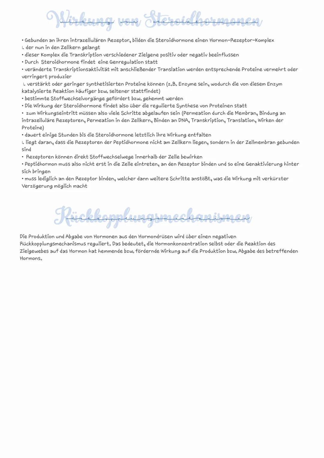 # Das Hormonssystem
Nervensystem
Hormonsystem
Datenleitung über
Nervenbahnen
Blutbahnen
Informations träger
Aktionspotentiale
Hormone (ch