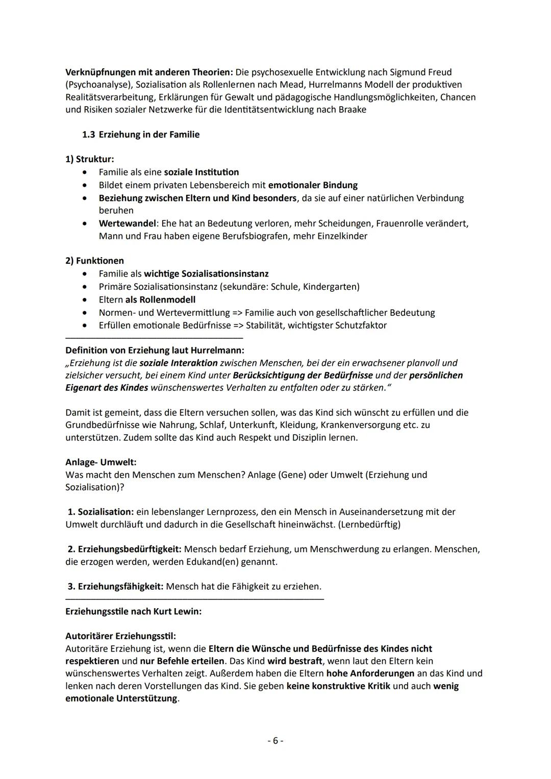 Padagogik GK
Lernzettel 2024 abitur.nrw
Grundkurs
Inhaltsfeld 3:
Entwicklung, Sozialisation und
Erziehung
Interdependenz von Entwicklung,