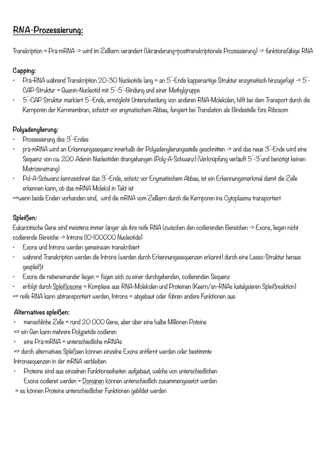 Genetik Proteinbiosynthese
Transkription
Bildung einer einzelsträngigen RNA-Kopie von einem entsprechendem Dna-Abschnitt
1. RNA-Polymerase b